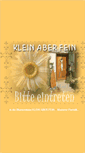 Mobile Screenshot of blumenstube-kleinaberfein.de